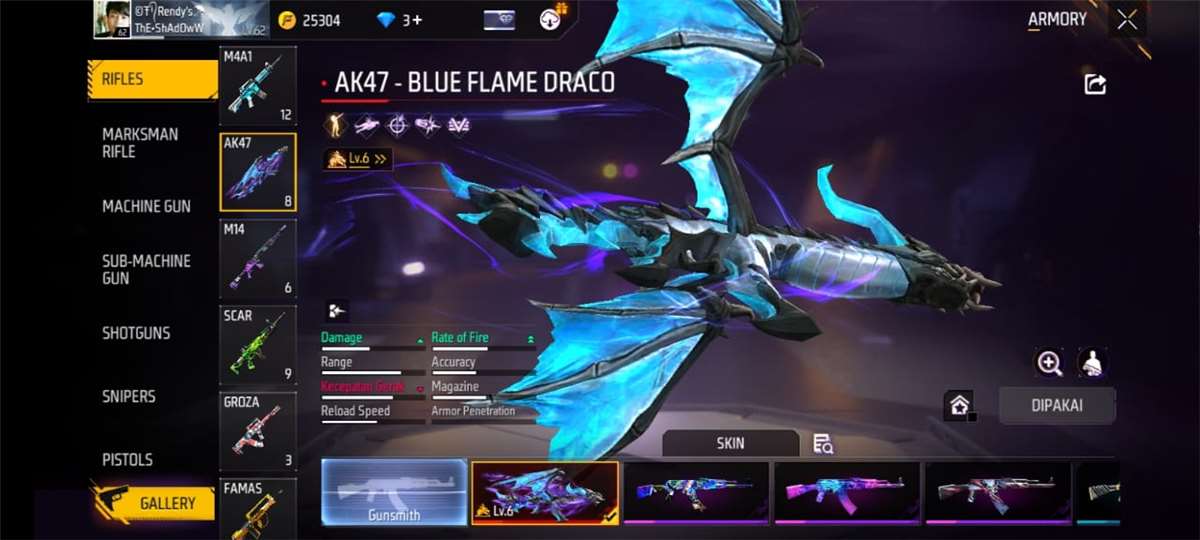 jual akun ff murah